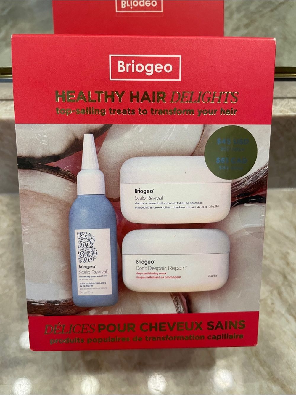 BRAND NEW BRIOGEO HEALTHY HAIR SET!